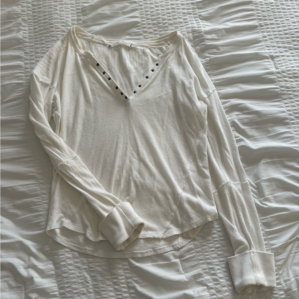 Free People cream long sleeve
